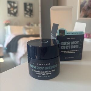 I Dew Care Dew Not Disturb Hydrating Korean Rice Sleeping Mask - Black